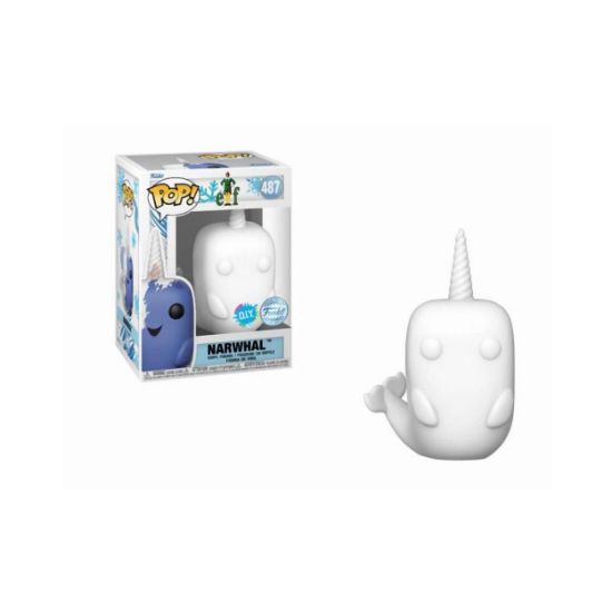 Picture of Funko Pop! Disney: Elf - Narwhal (DIY) (White) (Special Edition) #487 Vinyl Figure