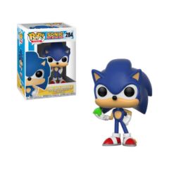 Picture of Funko Pop! Games: Sonic The Hedgehog - Sonic With Emerald #284 Vinyl Figure