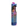 Picture of Mattel Barbie: Beach - Light Brown Hair Doll Wearing Tropical Pink and Orange Swimsuit (HXX50)