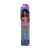 Picture of Mattel Barbie: Beach - Light Brown Hair Doll Wearing Tropical Pink and Orange Swimsuit (HXX50)