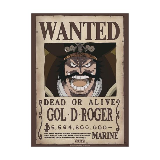 Picture of Abysse One Piece - Wanted Gol .D. Roger Poster Chibi (52x38cm) (GBYDCO266)