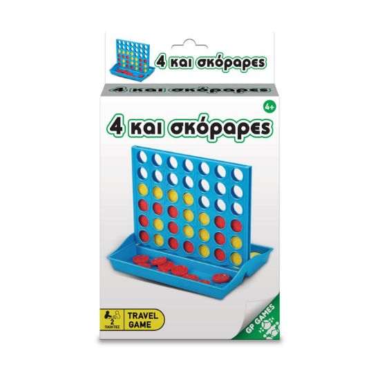 Picture of Giochi Preziosi Travel Game - 4 Και Σκόραρες (Ελληνική Γλώσσα) (TAV00000)