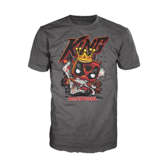 Picture of Funko Pop! Tee (Adult): Deadpool - King Deadpool T-Shirt (S)