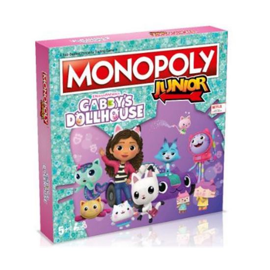 Picture of Winning Moves: Monopoly - Junior Gabby's Dollhouse  Επιτραπέζιο (Ελληνική Γλώσσα) (WM04157)