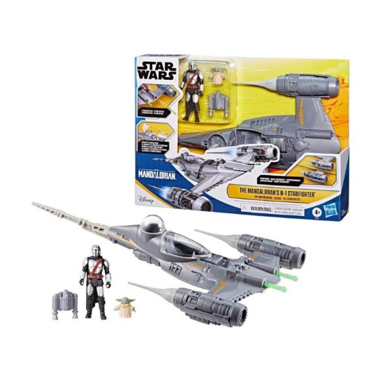 Picture of Hasbro Disney: Star Wars - The Mandalorian N-1 Starfighter Figure Vehicle (F9950)