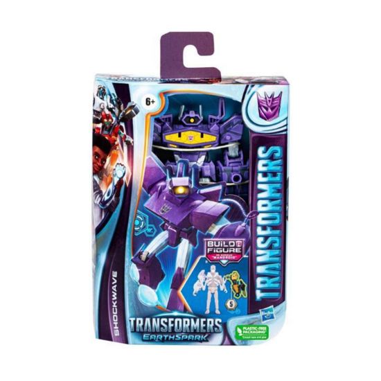 Picture of Hasbro Transformers: Earthspark - Shockwave Deluxe Class Action Figure (F6736)