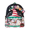 Picture of Loungefly Disney: The Nightmare Before Christmas - Journey To Christmas Town (Golows In The Dark) Mini Backpack (WDBK3786)