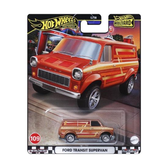 Picture of Mattel Hot Wheels Premium: Boulevard - Ford Transit Supervan Vehicle (HRT76)