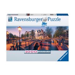 Picture of Ravensburger Puzzle: Panorama - Evening in Amsterdam (1000pcs) (12000446)