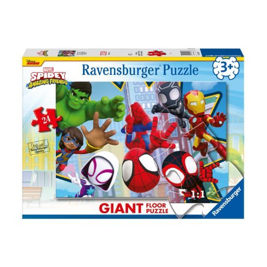 Picture of Ravensburger Giant Floor Puzzle Marvel: Spidey and his Amazing Friends - An Amazing Team (24pcs) (31825)