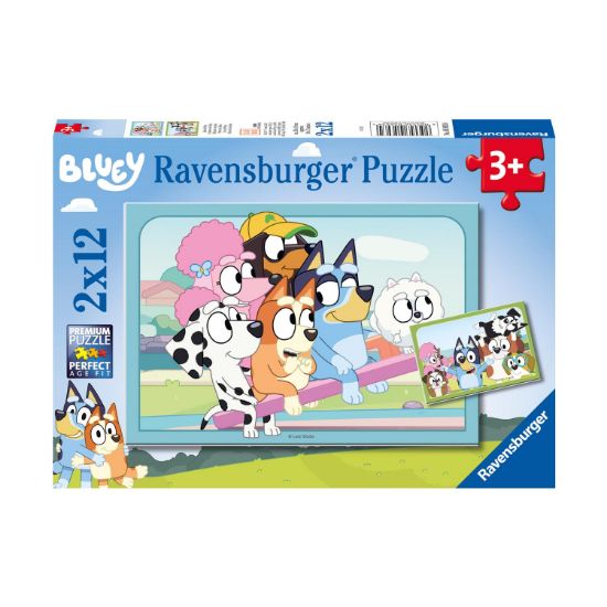 Picture of Ravensburger Puzzle: Bluey - Fun with Bluey (2x12pcs) (5693)