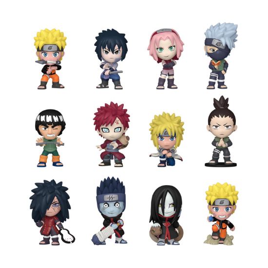 Picture of Funko Mystery Minis: Naruto Shippuden - Naruto Uzumaki, Sasuke Uchiha, Sakura, Kakashi, Shikamaru Nara, Might Guy, Madara Uchiha, Gaara, Kisame Hoshigaki, Orochimaru, Minato Namikaze, Naruto Uzukami w