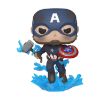 Picture of Funko Pop! Marvel: Avengers Endgame - Captain America With Broken Shield & Mjolnir #573 Bobble-Head Vinyl Figure