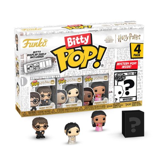 Picture of Funko Bitty Pop! 4-Pack: Harry Potter Goblet of Fire - Harry Potter, Cho Chang, Parvati Patil, Mystery Pop! Vinyl Figures