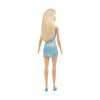 Picture of Mattel Barbie Purple Dress with Flowers - Blonde Doll with Blue Dress (HGM59)