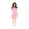 Picture of Mattel Barbie: Fashionistas #224 - Brown Hair with Pink Plaid Dress Doll (HRH21)