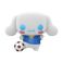 Picture of Funko Pop! Sanrio: Cinnamoroll - Cinnamoroll with Soccer Ball (Flocked) (Special Edition) #86 Vinyl Figure