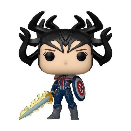 Picture of Funko Pop! Marvel: What If...? - Infinity Captain Carter #1464 Bobble-Head Vinyl Figure