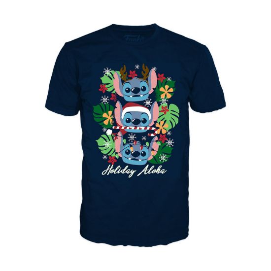 Picture of Funko Tee Disney: Stitch - Holiday Stitch T-Shirt (S)