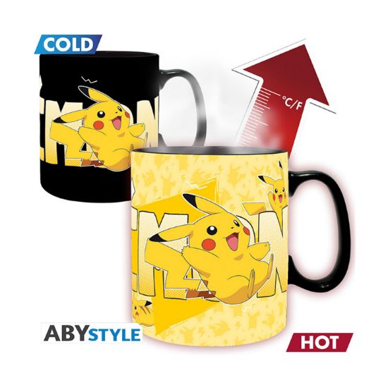 Picture of Abysse Nintendo: Pokemon - Pikachu Heat Change Mug (460ml) (ABYMUGA153)