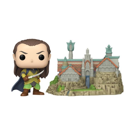 Picture of Funko Pop! Town: The Lord of the Rings - Elrond with Rivendell #1747 Vinyl Figures