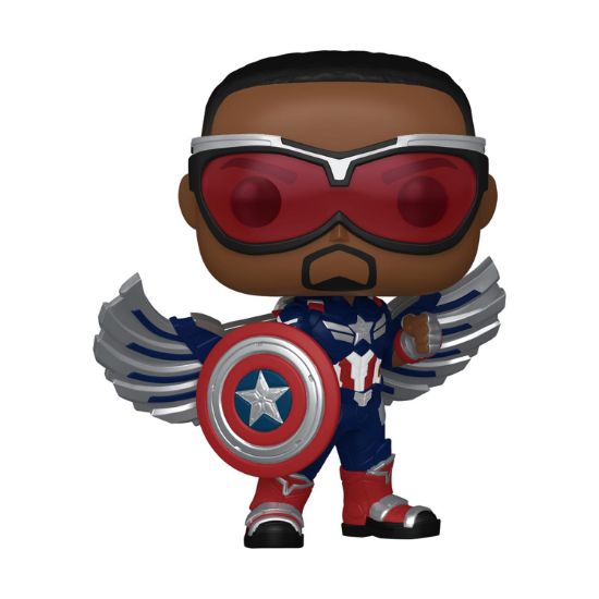 Picture of Funko Pop! Marvel: Captain America Brave New World - Captain America #1364 Bobble-Head Vinyl Figure