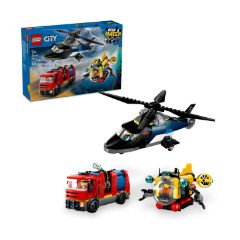 Picture of LEGO® City: Helicopter, Fire Truck & Submarine Remix (60462)