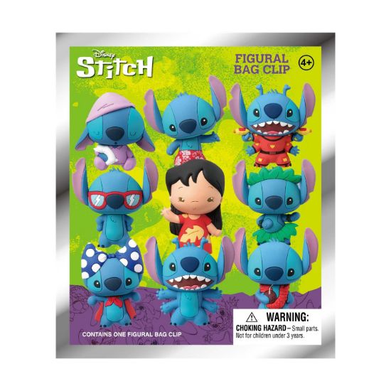 Picture of Monogram Disney: Stitch (Blind Bag/Random) 3D Foam Bag Clips Figures