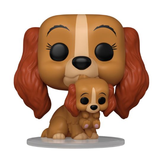 Picture of Funko Pop! Disney: Lady & the Tramp (70th Anniversary) - Lady with Puppy #1553 Vinyl Figure