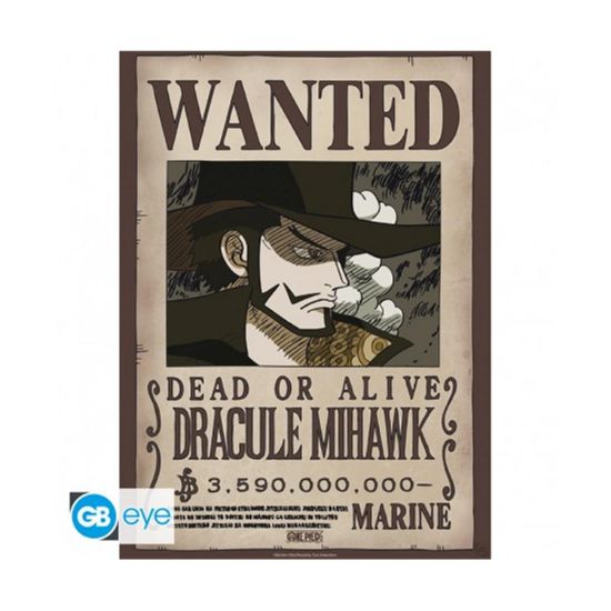 Picture of Abysse: One Piece - Wanted Mihawk Wano Chibi Poster (52X38) (GBYDCO627)