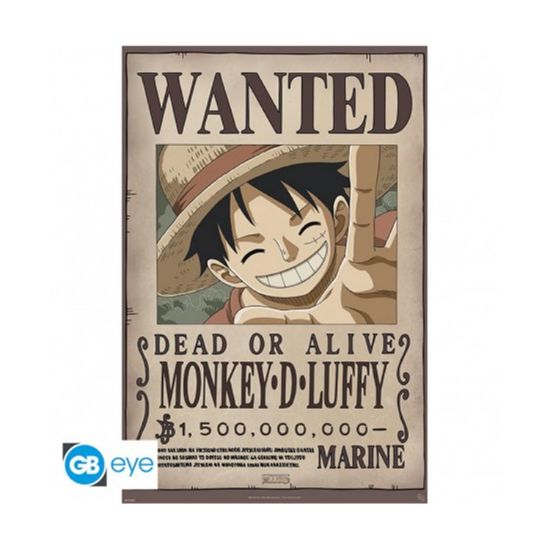 Picture of Abysse: One Piece - Wanted Luffy New 2 Maxi Poster (91.5X61) (ABYDCO583)