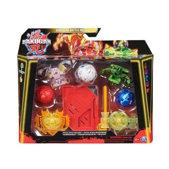 Picture of Spin Master Bakugan: Battle Pack - Special Attack Bruiser/Dragonoid/Hammerhead/Titanium Dragonoid/Nillious (20142085)