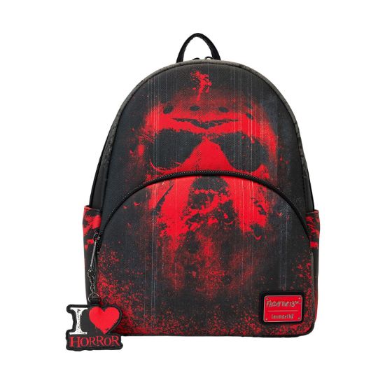 Picture of Loungefly Warner: Brothers Friday the 13th - I Heart Horror Mini Backpack (FRIBK0014)