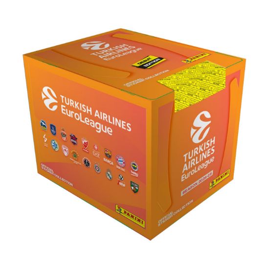 Picture of Panini Euroleague 2025: Display of 50 Packs (5 Stickers per Pack)