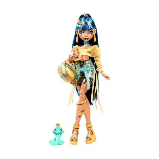 Picture of Mattel Monster High: Cleo DeNile - Fashion Doll with Pet (HXH74)