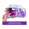 Picture of Mattel Polly Pocket: Tiny Worlds Big Surprises! - Glamping Camper Van Vehicle Playset (JCC32)