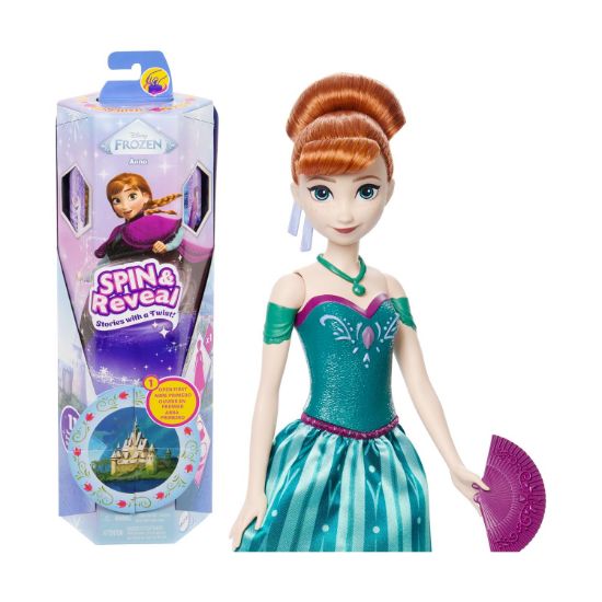 Picture of Mattel Disney Frozen: Spin & Reveal - Anna Doll (JBG60)