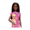 Picture of Mattel Barbie: You Can Be Anything - Doctor Doll with Black Hair and Dark Skin (JCR73)