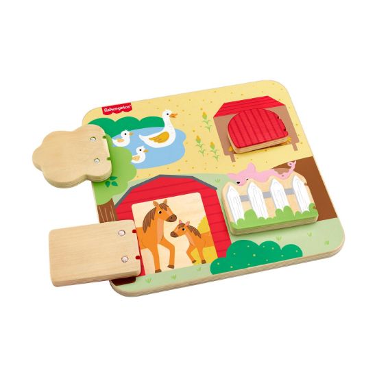 Picture of Fisher Price® - Wooden Farm Animals Board (JCY33)