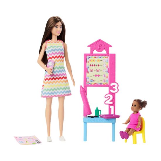 Picture of Mattel Barbie: You Can Be Anything - Teacher Doll with Brown Hair (JCR76)