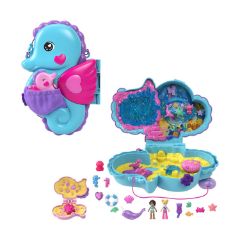 Picture of Mattel Polly Pocket : Polly Pocket 35th - Daddy And Me Seahorse Purse (HWP03)