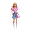 Picture of Mattel Barbie - Doll with Blonde Hair (71cm) (HYT84)