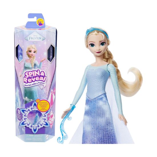 Picture of Mattel Disney Frozen: Spin & Reveal - Elsa Doll (JBG59)