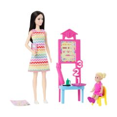 Picture of Mattel Barbie: You Can Be Anything - Teacher Doll with Black Hair (JCR77)