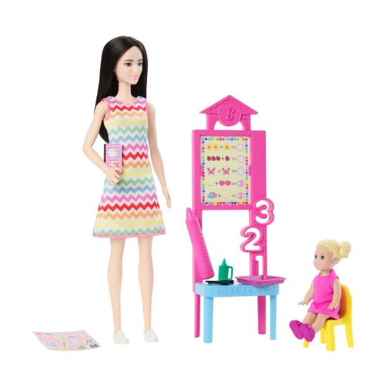 Picture of Mattel Barbie: You Can Be Anything - Teacher Doll with Black Hair (JCR77)