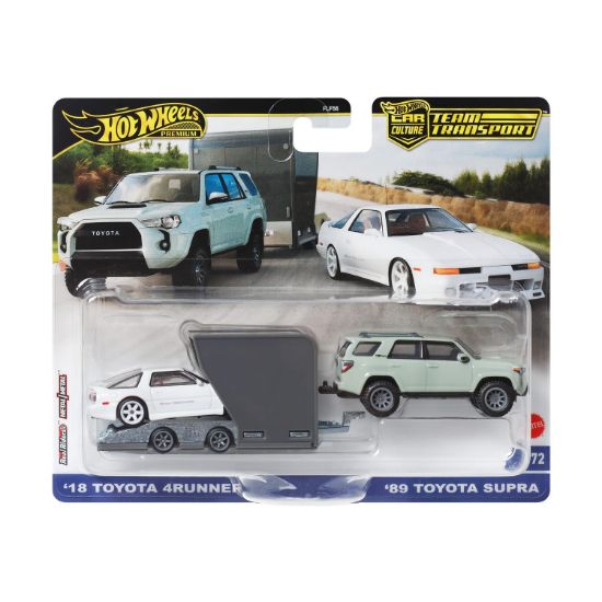 Picture of Mattel Hot Wheels: Premium Car Culture Team Transport -'18 Toyota 4Runner & '89 Toyota Supra (HRV37)