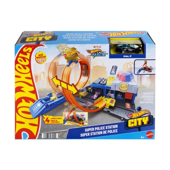 Picture of Mattel Hot Wheels Monster Trucks: City Σούπερ Αστυνομικό Τμήμα (JBM71)