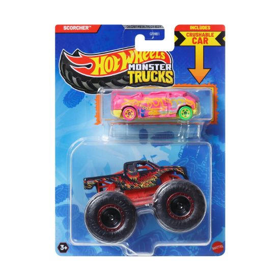 Picture of Mattel Hot Wheels: Monster Trucks - Scorcher 2 Pack Vehicles (JCG31)