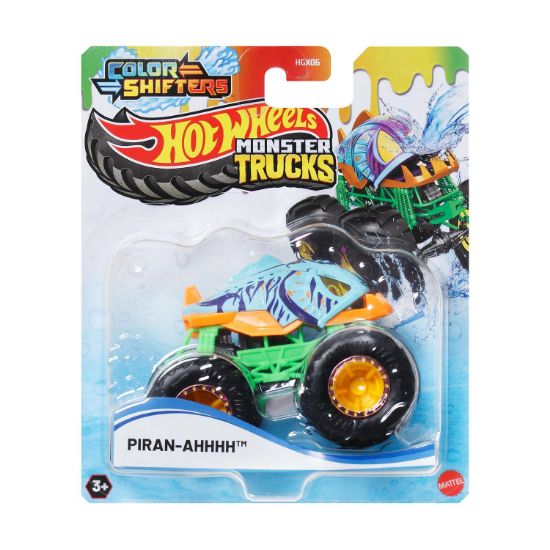 Picture of Mattel Hot Wheels Monster Trucks: Color Shifters - Piran-Ahhhh Vehicle (JDV93)