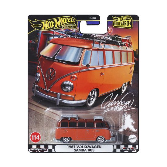 Picture of Mattel Hot Wheels Premium: Boulevard - 1967 Volkswagen Samba Bus Vehicle (HRT62)